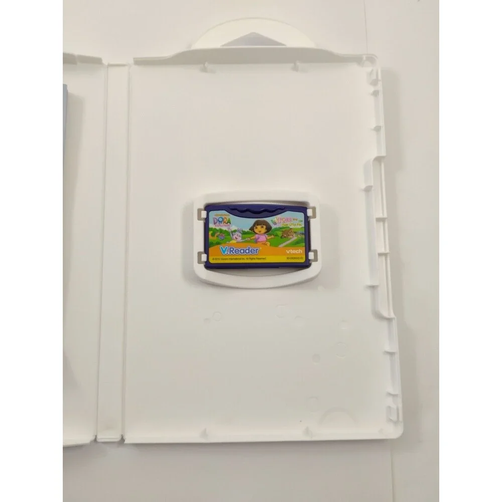 VTECH V.READER Interactive E-Reading System Game DORA and The 3 Little Pigs